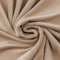 Textrend Microfaser-Plüsch - Minky-Glattes Stoff als Meterware - Stoff Shorty als Meterware in vielen Farben - Textilien 1x1.60m - Stoffe Meterware (Beige)