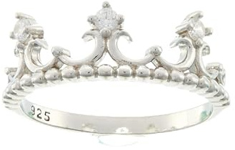 Brilio Silver Ring Original Silver Ring Crown RI115W - Circuit: 50 mm sBS3864-50 Marke, Estándar, Nicht-Edelmetall, Kein Edelstein