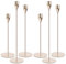 Filltown 6 Stück Kerzenständer Gold, Kerzenhalter Gold Candle Holder 32/27/22cm, Vintage Stabkerzenhalter Stabkerze für Kaminsimse, Hochzeiten, Abendessen, Geburtstage, Tischmitte, Wohnkultur