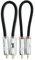 Pro-Ject Connect it Line S RCA, Hochwertiges Cinch Audiokabel mit OFC-Kupferleiter und vergoldeten Steckern (0,41m)