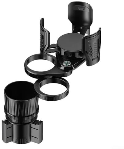 Porte-gobelet de voiture 4 en 1 avec double porte-gobelet réglable