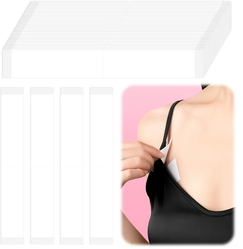 180 Pezzi Nastro Biadesivo per Tessuti, Fashion Tape Double Sided, Nastro di Corpo Biadesivo Invisibile per Corpo, Abbigliamento, Intimo, Cosplay, tutti i tipi di tessuti, Adesivo per reggiseno