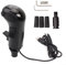 USB Gaming Schaltknauf 18 Gang Schaltsimulator Kompatibel mit Logitech G25 G27 G29 Racing Shifter PC Schaltknauf mit Hoch/Niedrig Gangschalter Schwarz