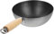 Cabilock Stainless Steel Honeycomb Wok Non-Stick Pan Lid 6-inch Small Frying Pan for Household