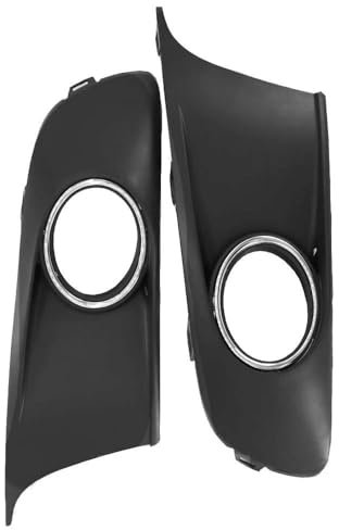 JJRFVBGT Nebelscheinwerfer Blende Kompatibel Mit VW Für Touran Für Caddy 2010-2015 Frontstoßstange Nebelscheinwerferabdeckung Kühlergrill Nebelscheinwerfergrill 2 Stück 1T0853665P 1T0853666T