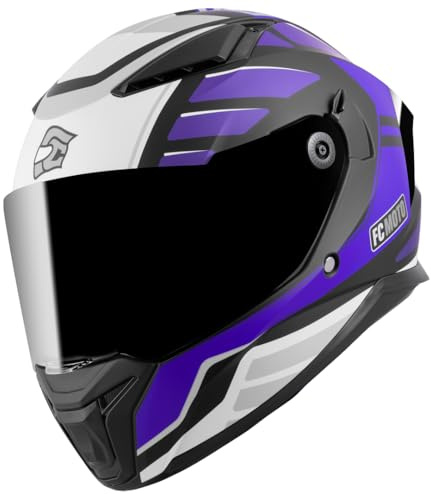 FC-Moto FF130SV Cavion Helm, schwarz matt/lila, M