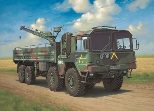 Revell 03367 Man 10t Milgl 8x8 Truck Maßstab 1:35 – ungebautes/unlackiertes Plastikmodellbausatz