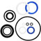IMIKEYA 10Pièces Kit Joints Toriques Caoutchouc Haute Température pour Réparation Automobile et Plomberie Complet de Joints Huile et Joints Toriques
