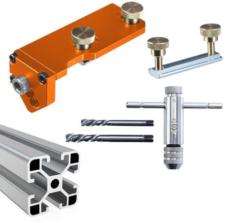 Aluminium-Profil-Gewindeschneidführung – Aluminium-Extrusions-Zubehör, professioneller Gewindeschneider, Hardware, präzise Positionierung für Holzbearbeitung, Fertigung, Metallbearbeitung