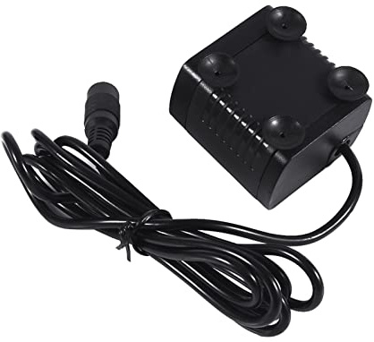 UPALDHOU DC12V Solar Amphibious Mini Tauch-Wassersauger, Edelstahl, Geräuscharm, 420 L/h Durchflussrate für die Verwendung in Fischteichen und Brunnen