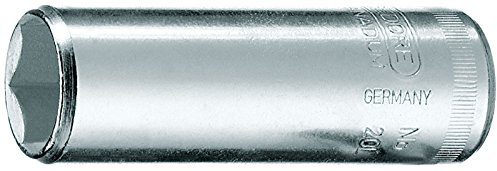 GEDORE Steckschlüsseleinsatz 1/4 Zoll lang 6-kant 7/32 Zoll, 1 Stück, 20 L 7/32AF