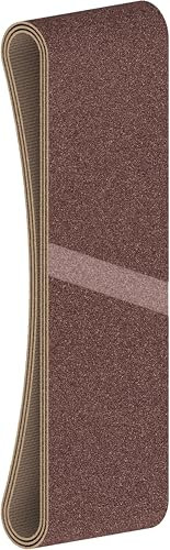 Bosch Accessories Pro Schleifband für Bandschleifer Holz und Farbe Best for Wood and Paint (3 Stück, Körnung 100, X440), Grau, 75x508mm (2608606063)