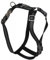 Feltmann Premium Hundegeschirr mit Alu-Max®, Soft- Nylonband, Reflex schwarz, 55-75cm, 20mm