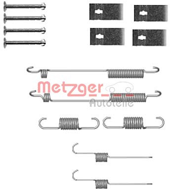 Metzger 105-0846 Zubehörsatz, Bremsbacken