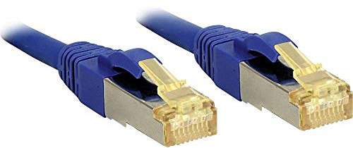 LINDY BAT-47277-003 Network COPPER Cable Cat. 7 S/FTP LSOH 600MHz 1 m Blue Patch Leads