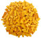 Q-Bricks Classic Bausteine-Box | 300 STK. Grundbausteine in 5 Formen | Farbe: Verkehrsgelb | Verpackt in Einer wiederverwendbaren Box | 100% kompatibel | Hergestellt in der EU