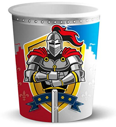 Folat 62851 Ritter Trinkbecher 250 ml - 8 Stück