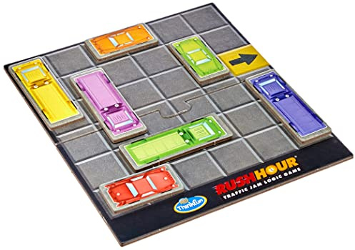 ThinkFun 76369 - Rush Hour® - Das bekannte Logikspiel im kompakten Format