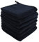 Mikrofaser Make-Up Entferner Tuch Radierer Ultraweich Gesichtsreinigungstuch Waschlappen Gesicht Wiederverwendbar 30cm x 30 cm 6 St¨¹ck Schwarz