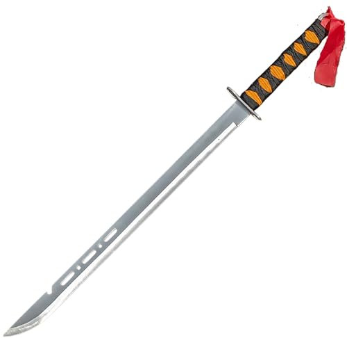 Evil Wear Machete Outdoor Messer Buschmesser Hackmesser mit Nylonscheide Silber 70cm