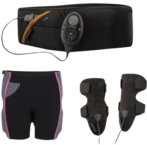 Slendertone Damen Abs7 Full Female Toning Pack, Schwarz, 69-119 cm, 27-47 cm, 34-40
