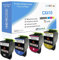 4-Farben-Kompatible Tonerkartuschen CX410 CX510 Hohe Kapazität 4000 Seiten BK, 3000 Seiten CMY für Lexmark Drucker CX410de CX510de CX410dte CX410e CX510dthe CX510dhe