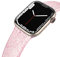 EDIMENS Sportarmband Kompatibel mit Apple Watch 42mm (Series 10) 41mm 40mm 38mm, Glitzer Silikon Armband Weiches Schmales Kompatibel für Apple iWatch Series 10 9 8 7 6 5 4 3 2 1 SE Sport Edition Damen