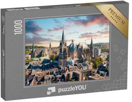 puzzleYOU: Puzzle 1000 Teile „Stadt Aachen, Deutschland“ – aus der Puzzle-Kollektion Aachen, Deutschland, Regionale Puzzles Deutschland