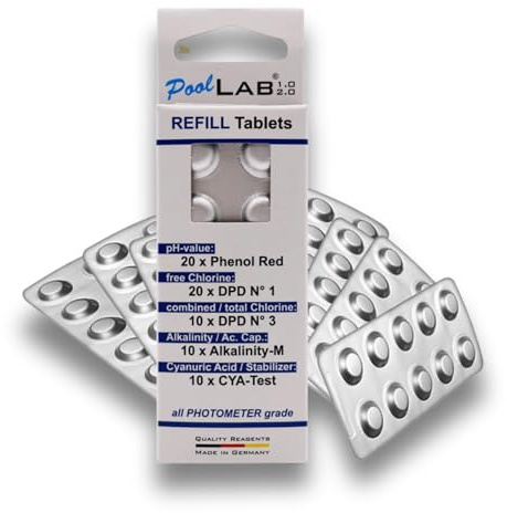Refill Pack für PoolLAB - MediMuc Edition - Inhalt 70 Tabletten