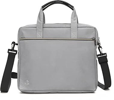 Smateria IKI handgefertigte Laptoptasche Leader 15,6 Zoll Notebook Aktentasche Schultertasche - nachhaltig aus recycelten Kunstoffen - vegan, äußerst widerstandsfähig, wasserabweisend