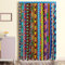 Frienda Afrikanischer Ankara Kente mehrfarbiger Türvorhang aus Seide, Sari, Hippie, Bohemian-Vorhänge, Stangentasche, Boho-Vorhänge, Dekoration, Vintage-Druckmuster, Fenstervorhänge für Wohnzimmer,