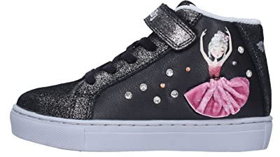 Lelli Kelly LKAL2286-EB01 Sneaker Schwarz Mid mit Lichtern und austauschbarem Rock, Schwarz , 33 EU