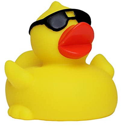Schnabels Quietsche-Ente Sonnenbrille - Geschenk für Geburt Geburtstag Namenstag Kinder Baby Freund-in Mädchen Junge - Spielzeug Bade-Ente Badewanne Deko
