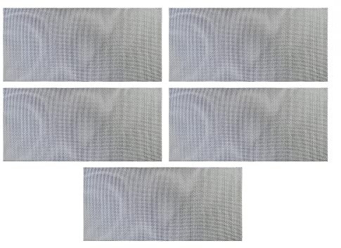 MiOYOOW 5 pezzi di rete metallica in acciaio inox, facile da usare, multifunzione, griglia di saldatura, antiruggine, riutilizzabile, per riparazioni di paraurti