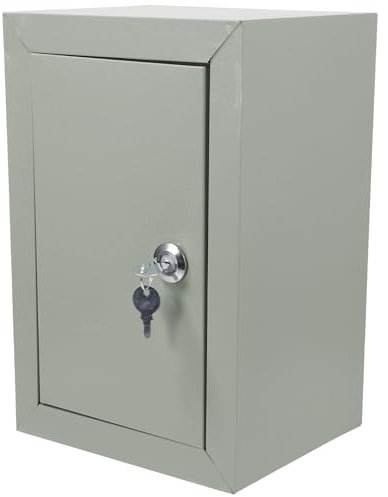 DOITOOL Electrical Enclosure Box, Heavy Duty Steel Junction Box Waterproof Dustproof Outdoor Electrical Cabinet with Lock and Key