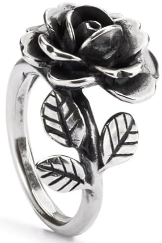 Trollbeads ROSA DEL CUORE ANELLO TAGRI-00535, Argento sterling, Nessuna pietra preziosa