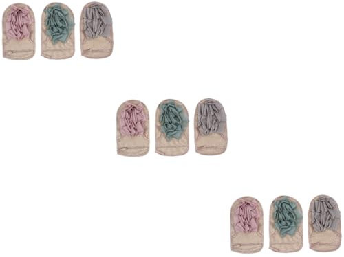FRCOLOR 9stücke Teiliges Aus Tragbaren Exfoliating-badehandschuhen Doppelseitige Reinigungshandschuhe Für Sanftes Peeling Und Entspannende Massage Der Dusche Für Revitalisierendes