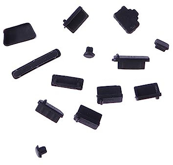 jojofuny 13pcs Silicone Dust Plug for Laptop Charger Port Usb Plug Cover in Use for Laptop Cable and Socket Protector