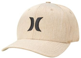 Hurley Herren Caps - One & Only Flexfit Textures Cap - Fitted Hüte für Herren, S-XL, Sepia-Stein, S/M