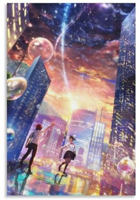 Kimi No Na Wa, Ihr Name, japanisches Anime-Filmposter (13), Poster, Gemälde, Leinwand, Wandkunst, Wohnzimmer, Poster, Gemälde, 20 x 30 cm