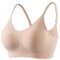 GXIN Non Wired Bras for Women Seamless Push Up Padded Bra Full Coverage Wireless Support Comfort Soft Everyday Bra (UK, Alpha, L, Regular, Regular, Standard, Nude)