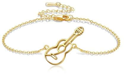 VASSAGO Musik armband für Frauen Männer verstellbare Musik note Armband geschichttes Gitarren armband Musik Liebhaber Schmuck Geschenk