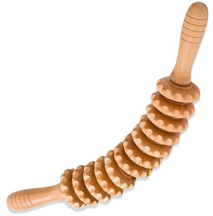 Rouleau de massage en bois pour fascia, appareil de massage anti-cellulite, rouleau de massage en bois de qualité supérieure pour relaxation musculaire, sculpture du corps, massage Gua Sha