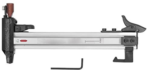 MOZUO Manueller Nagler, Schlagbolzennagel aus Aluminiumlegierung, Wolframstahl, Bolzennagler-Set mit Schraubenschlüssel für die Holzbearbeitung von Kalk-Wandschränken ST18-B