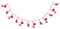 TOPPERFUN Weihnachtsdekoration Hängende Kette für Christbaum Langlebige Ornamente für Hochzeiten Partys und Feste Geeignete für Hohe Weihnachtsbäume Robuste und Stilvolle Weihnachtsdeko