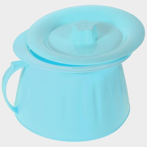 BELLIFFY Orinal Tapa y Escupidera, Recipiente Portátil de Plástico para Orina, Uso en Hogar y Hospital, Adecuado para Personas Discapacitadas y Mayores