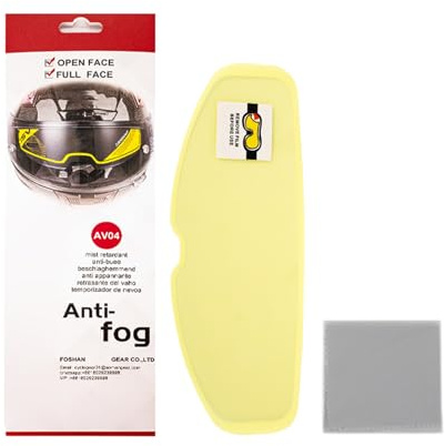 Anti Fog Film - 26.5 x 9.7 cm Pinlock Visor Insert, Multi-Purpose | Motorcycle Full Face Helmet Shield with Selected Material, Motorcycle Helmet Anti-Fog for Instrument Panel Full Face Helmets
