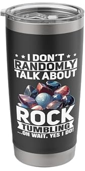 Rock Tumbler Lapidary Rock Tumbling Stainless Steel Insulated Tumbler