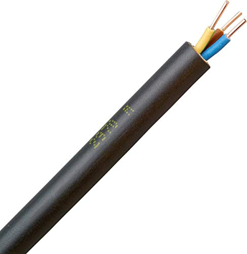 Kopp Erdleitung NYY-J 3G x 1.5 mm², 10 m, schwarz, 153310045