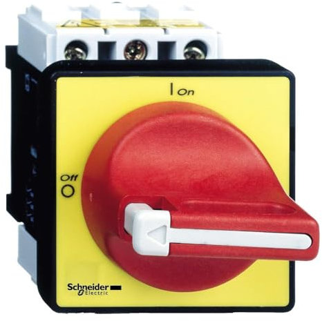 Schneider Electric - TeSys VCF - inter.-sectionneur - 3P - 690V 32A - poignée rouge cadenassable - VCF1